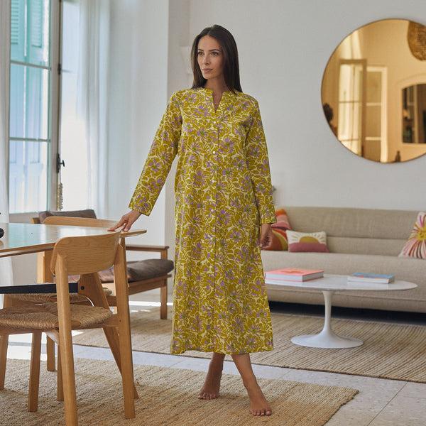 Zen Ethic Robe Alice Paloma 100% Coton - Vert