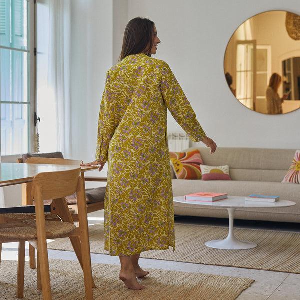 Zen Ethic Robe Alice Paloma 100% Coton - Vert