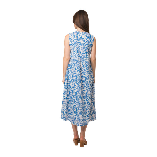 Zen Ethic Robe Amy Lily 100% Coton Bio - Bleu