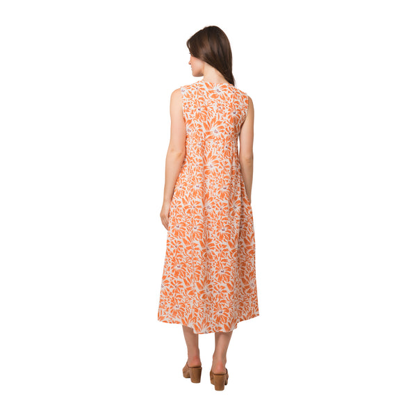 Zen Ethic Robe Amy Lily 100% Coton Bio - Orange