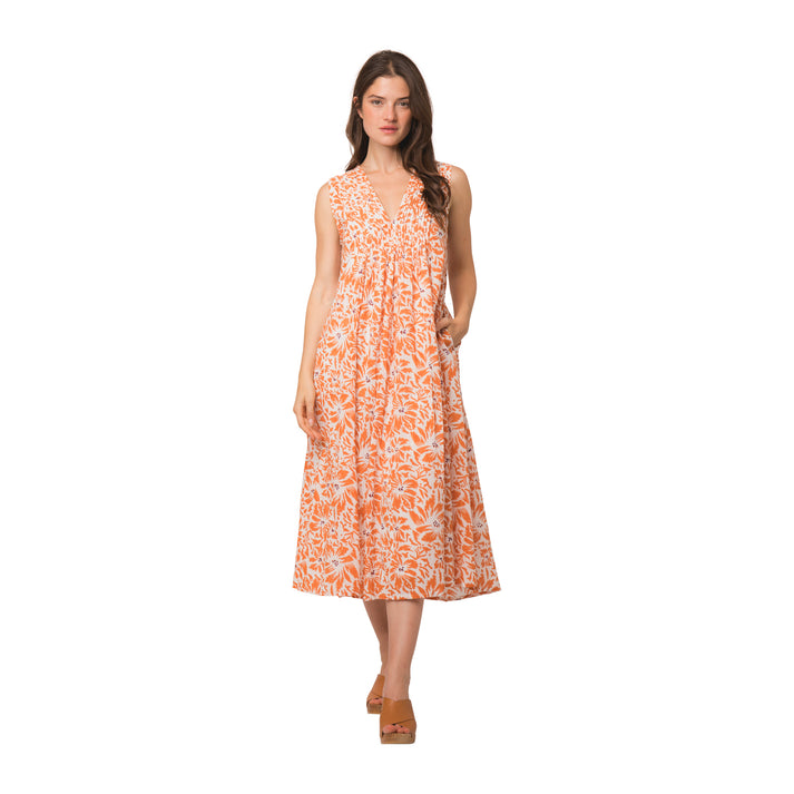 zen ethic Robe Amy Lily 100% Coton bio - Orange