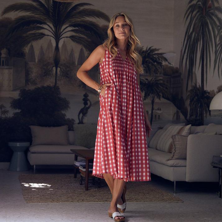 zen ethic Robe Amy Prado 100% Coton BIO - Rose