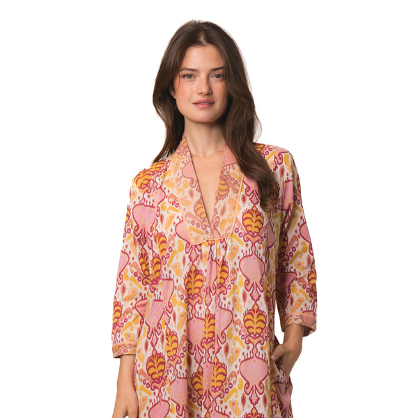 Zen Ethic Robe Anaelle Senga 100% Coton - Orange