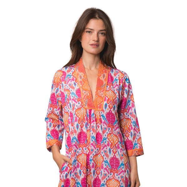 Zen Ethic Robe Anaelle Senga 100% Coton - Rose