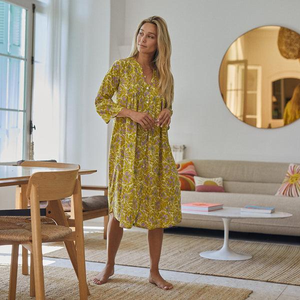 Zen Ethic Robe Angie Paloma 100% Coton - Vert