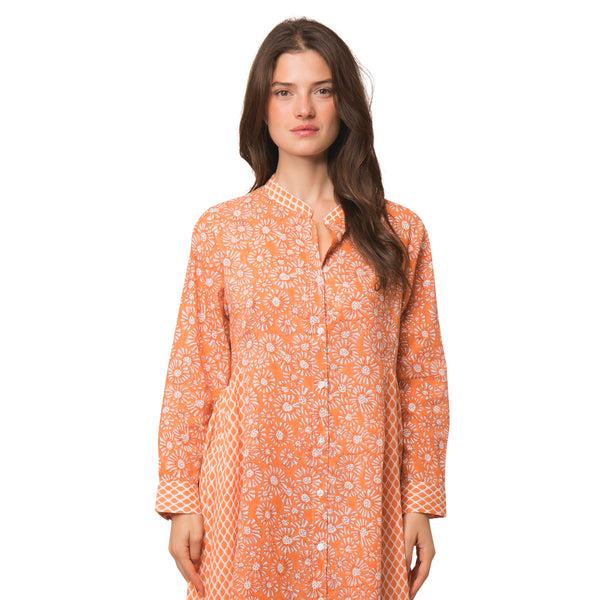 Zen Ethic Robe Carolina 100% Coton Bio - Orange