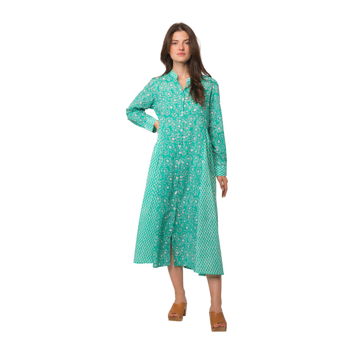 zen ethic Robe Carolina 100% Coton bio - vert