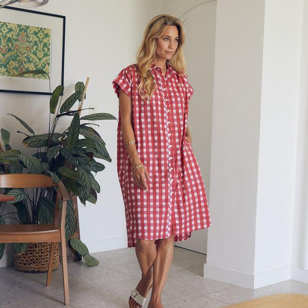 Zen Ethic Robe Marguerite Prado 100% Coton BIO - Rose