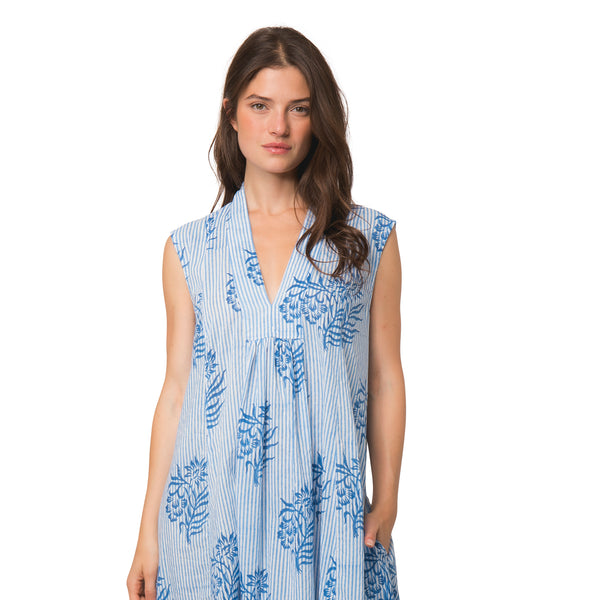 Zen Ethic Robe Miana Cruise 100% Coton Bio - Bleu