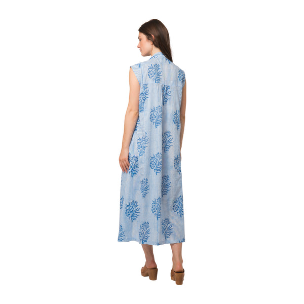Zen Ethic Robe Miana Cruise 100% Coton Bio - Bleu