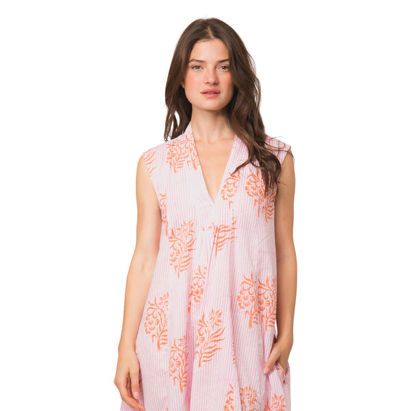 Zen Ethic Robe Miana Cruise 100% Coton Bio - Rose
