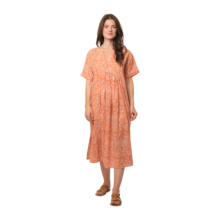 zen ethic Robe Nuala Aster 100% Coton bio - Orange