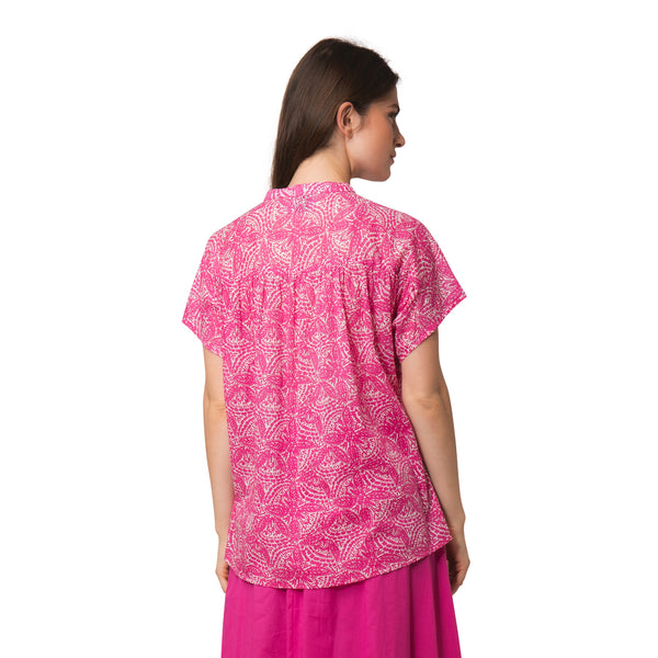 Zen Ethic Top Azalé Iranja 100% Coton - Rose