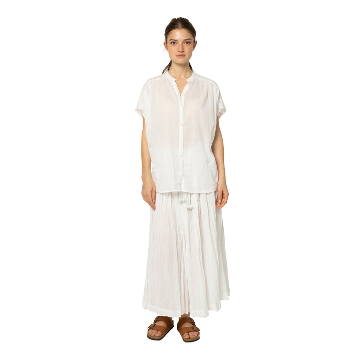zen ethic Top Azale uni 100% Coton - blanc