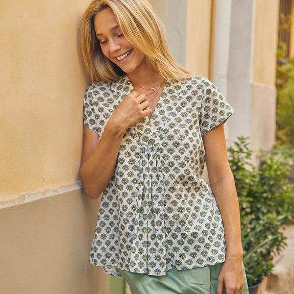Zen Ethic Top Iris Gigaro 100% Coton BIO - Vert