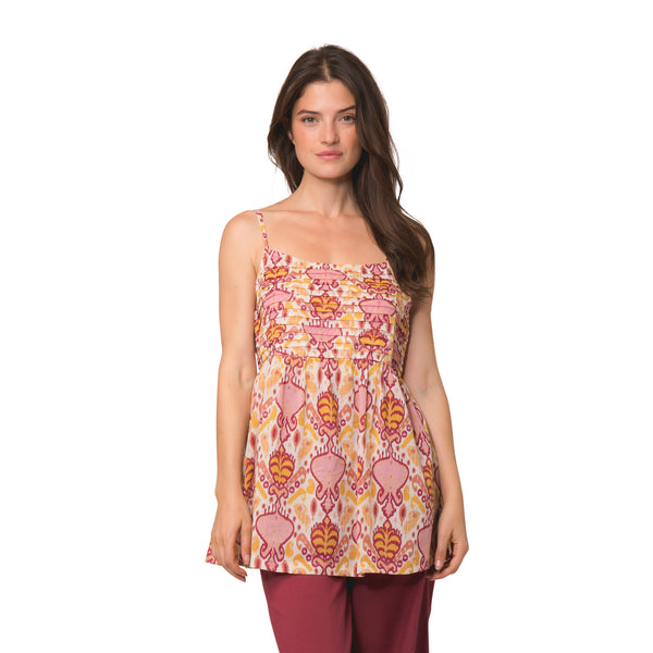 Zen Ethic Top Lena Senga 100% Coton - Orange