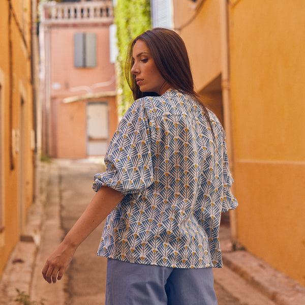 Zen Ethic Top Maddy Alma 100% Coton BIO - Bleu