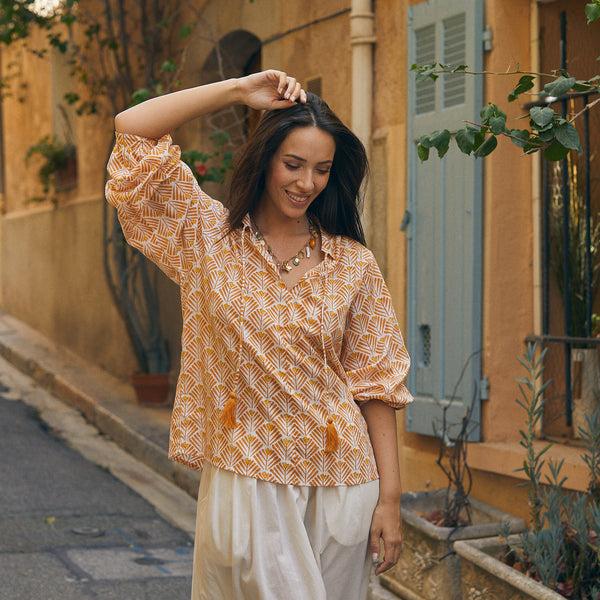 Zen Ethic Top Maddy Alma 100% Coton BIO - Orange