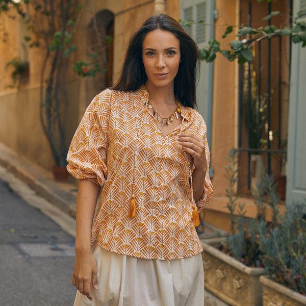 Zen Ethic Top Maddy Alma 100% Coton BIO - Orange