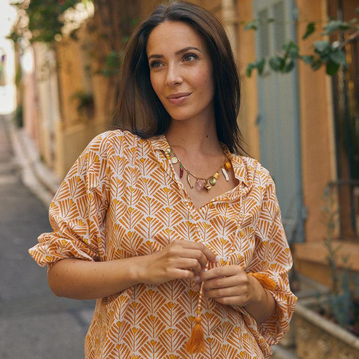 zen ethic Top Maddy Alma 100% Coton BIO - Orange