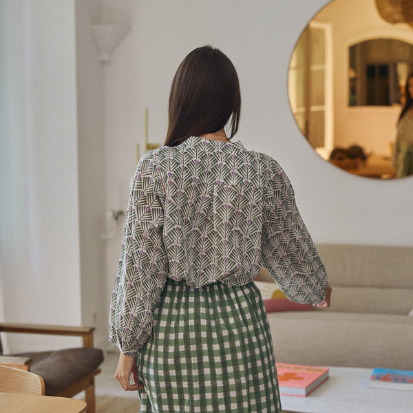 Zen Ethic Top Maddy Alma 100% Coton BIO - Vert