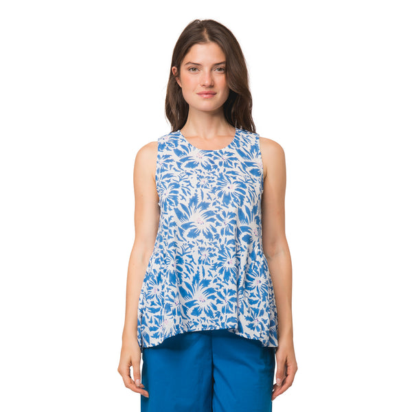Zen Ethic Top Maya Lily 100% Coton Bio - Bleu