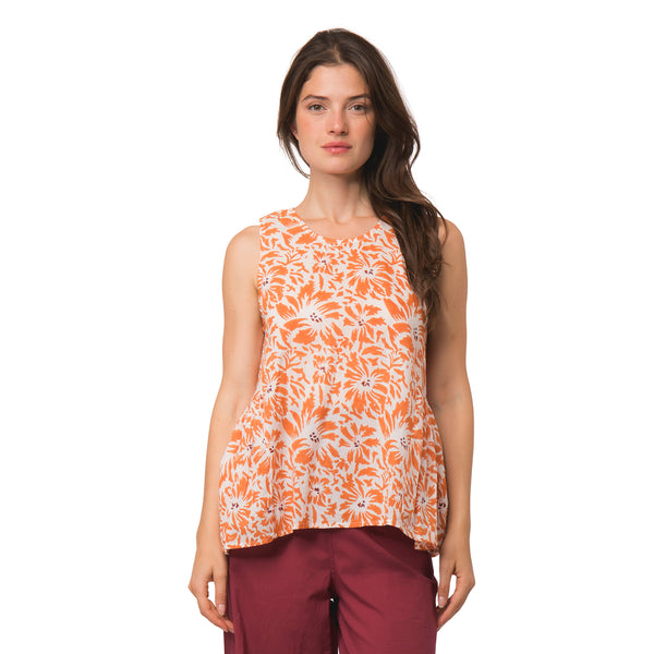 Zen Ethic Top Maya Lily 100% Coton Bio - Orange