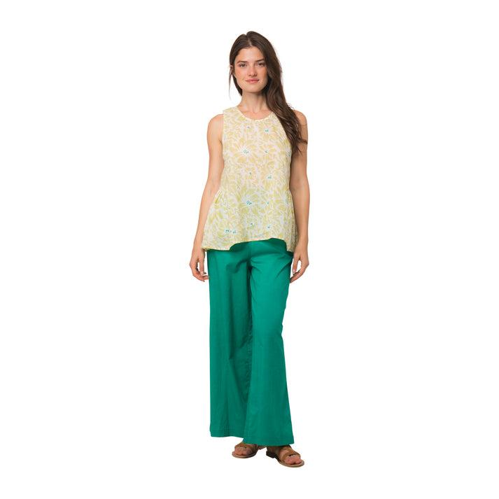zen ethic Top Maya Lily 100% coton bio - vert