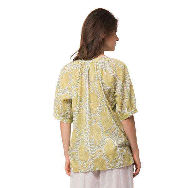 Zen Ethic Top Melie Tiger 100% Coton Bio - Vert