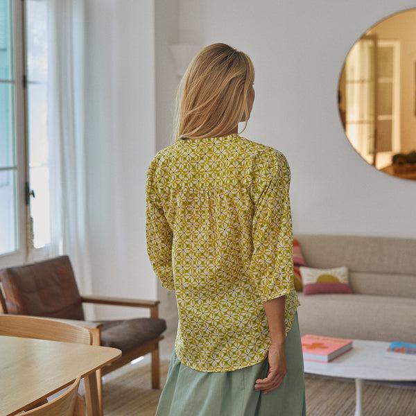 Zen Ethic Top Mia La Mala 100% Coton - Vert