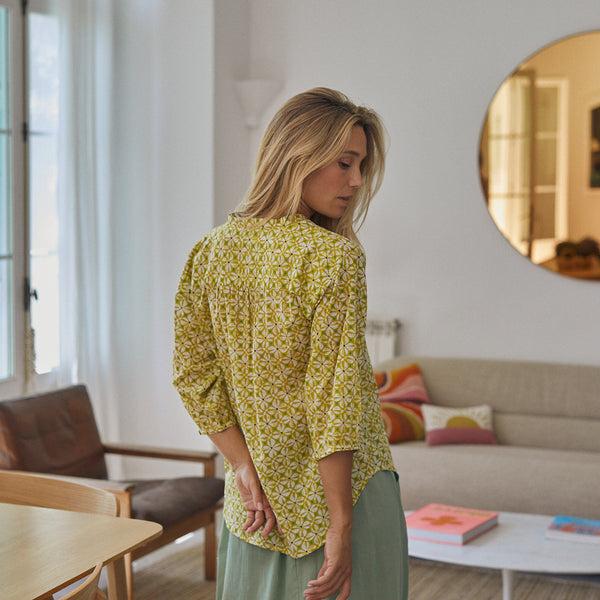 Zen Ethic Top Mia La Mala 100% Coton - Vert