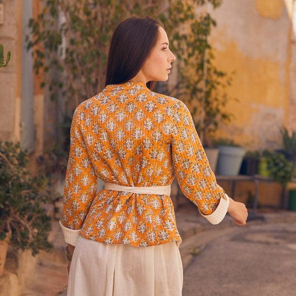Zen Ethic Veste Jaya Escalet 100% Coton Bio - Orange