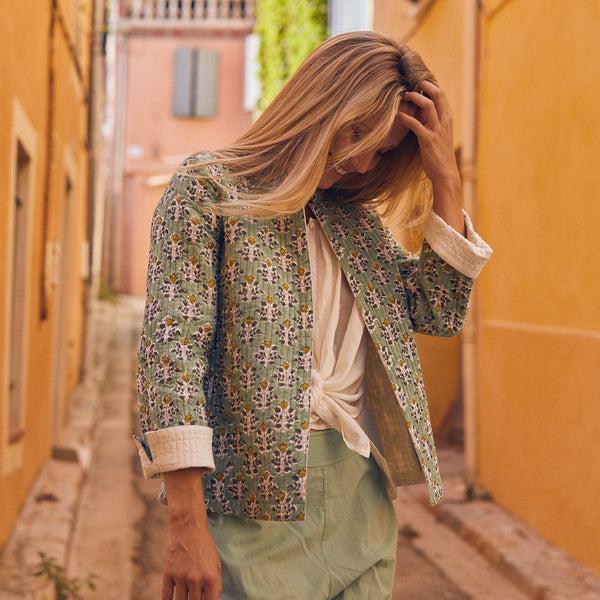Zen Ethic Veste Jaya Escalet 100% Coton BIO - Vert