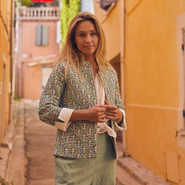 Zen Ethic Veste Jaya Escalet 100% Coton BIO - Vert