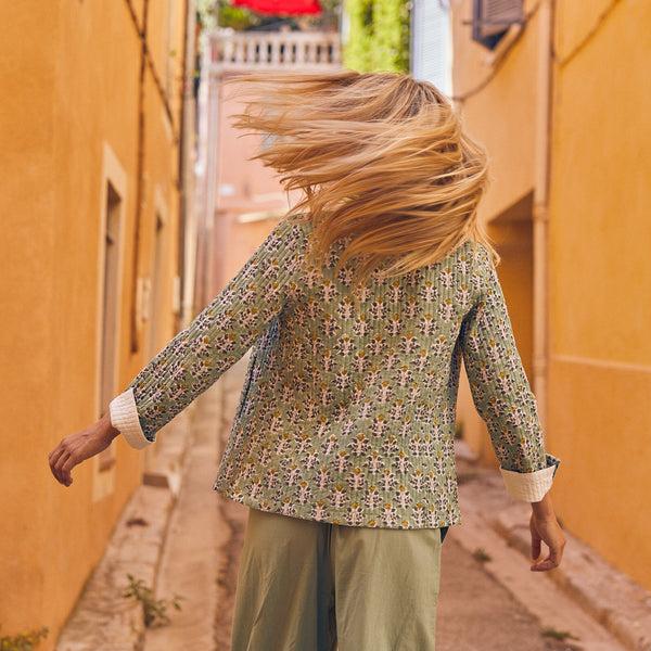 Zen Ethic Veste Jaya Escalet 100% Coton BIO - Vert