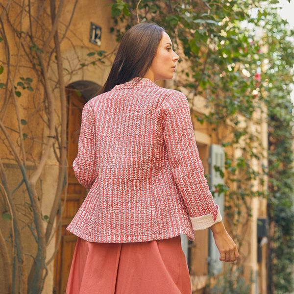 Zen Ethic Veste Jaya Madrague 100% Coton BIO - Rose