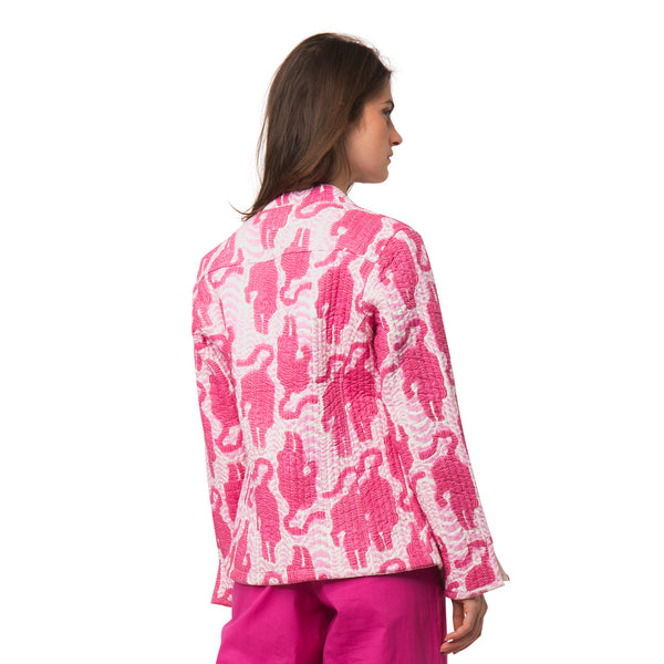 Zen Ethic Veste Jaya Tiger 100% Coton Bio - Rose