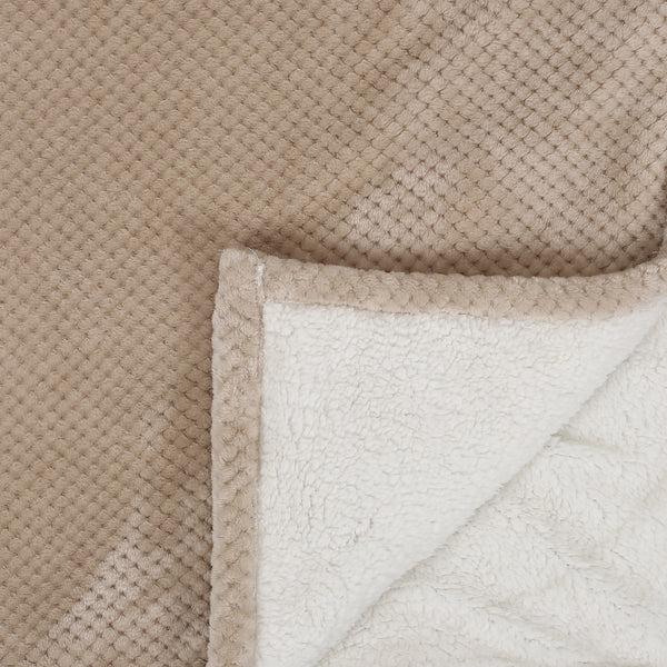 Zenpur Plaid Nid Abeille Beige Sherpa Xxl 180X220Cm A