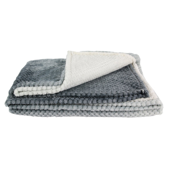 Zenpur Plaid Nid D'Abeille Gris - Douceur Et Élégance
