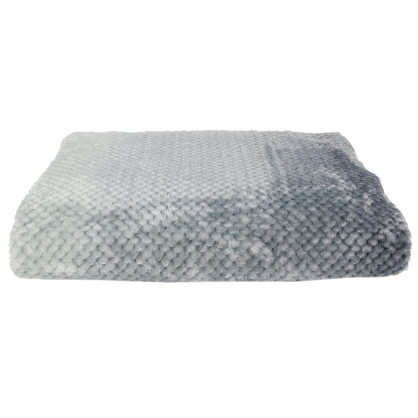 Zenpur Plaid Nid D'Abeille Gris - Douceur Et Élégance