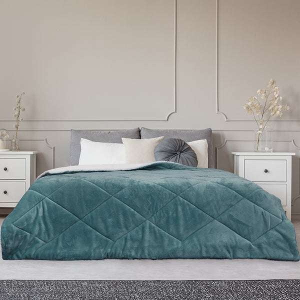 Zenpur Couvre-lit Luxe En Flanelle Sherpa