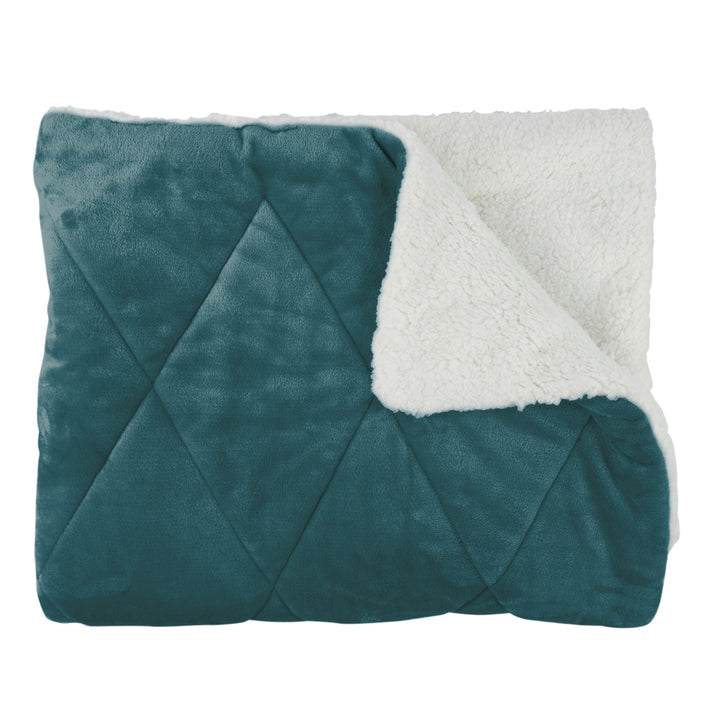 zenpur Couvre-lit Luxe en Flanelle Sherpa