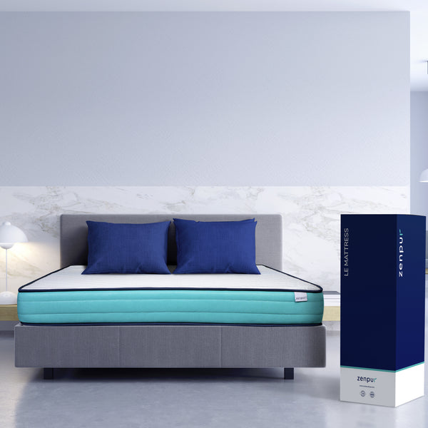 Zenpur ZenPur Matelas Mémoire Forme Eliocell & Latex Anti-Acarien Certifié