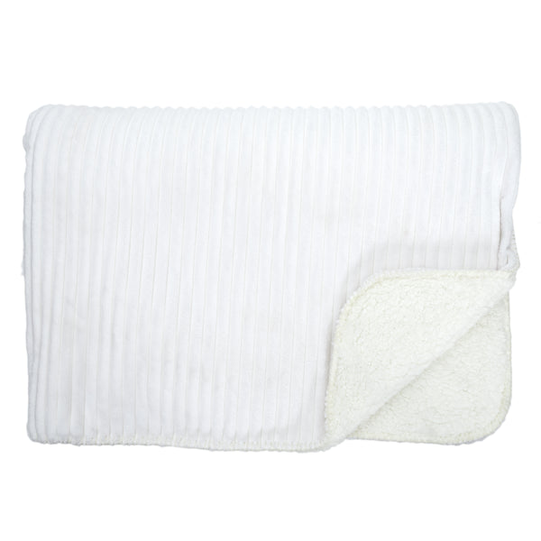 Zenpur Plaid En Flanelle Côtelé Et Sherpa Écru