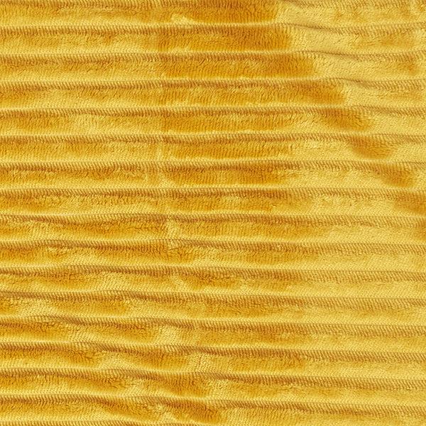 Zenpur Plaid En Flanelle Côtelé Et Sherpa Moutarde