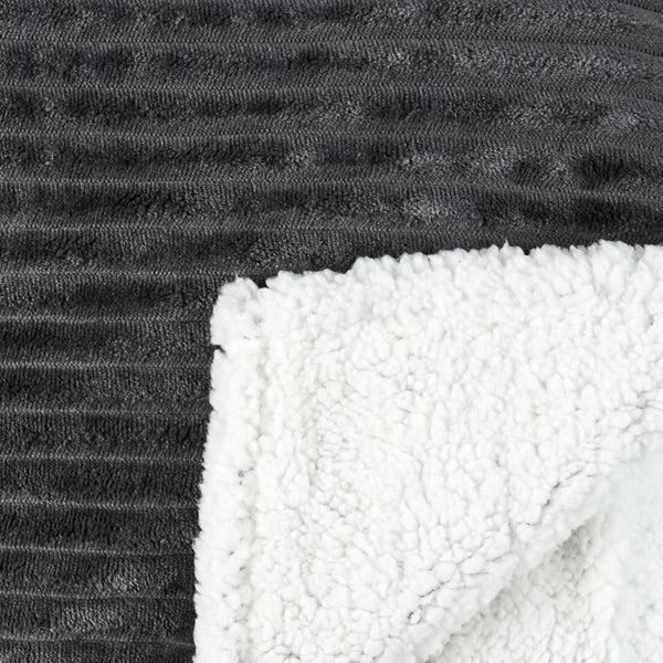 Zenpur Plaid Flanelle Côtelé Et Sherpa