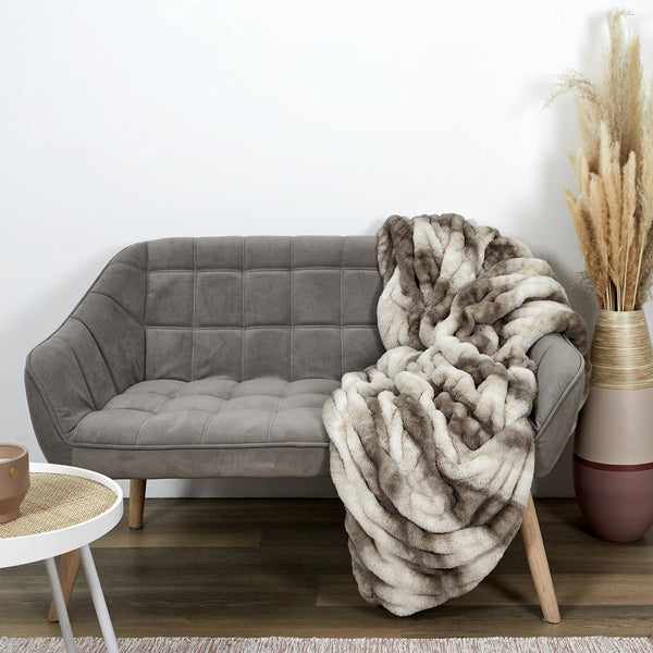 Zenpur Plaid Imitation Fourrure Luxury