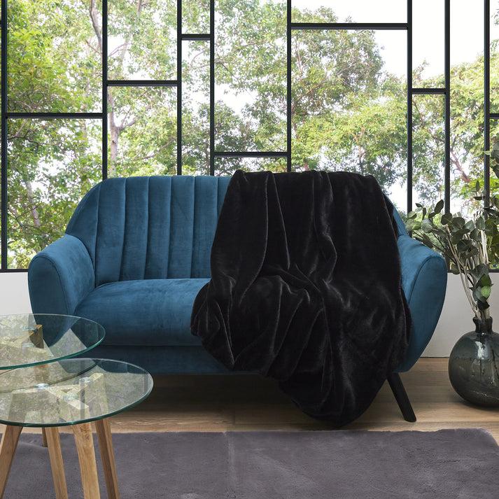 zenpur Plaid Opulent en Imitation Fourrure zenpur Plaid Opulent en Imitation Fourrure