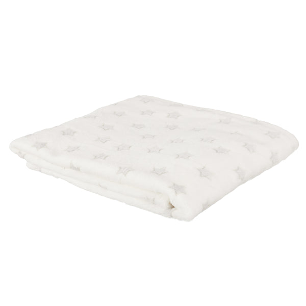 Zenpur Plaid Phosphorescent Etoile Blanc 120X150Cm