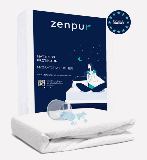Zenpur ZenPur Protège-Matelas Coton UE Oeko-Tex Imperméable Et Confortable